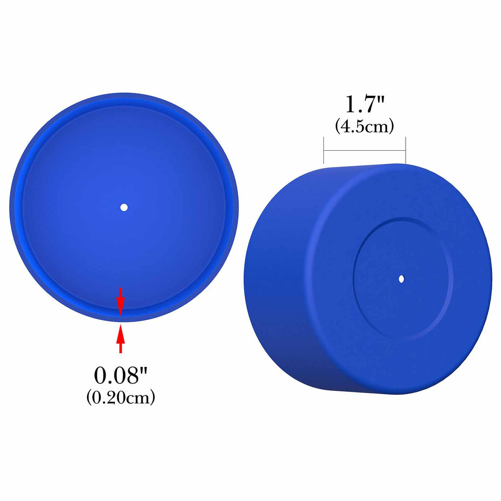 Linkidea 2 Pack Water Bottle Boot Compatible with Owala FreeSip 16oz, FreeSip Tritan 25oz, Silicone Anti-Slip Bottle Bottom Bumper Protector (Navy Blue)