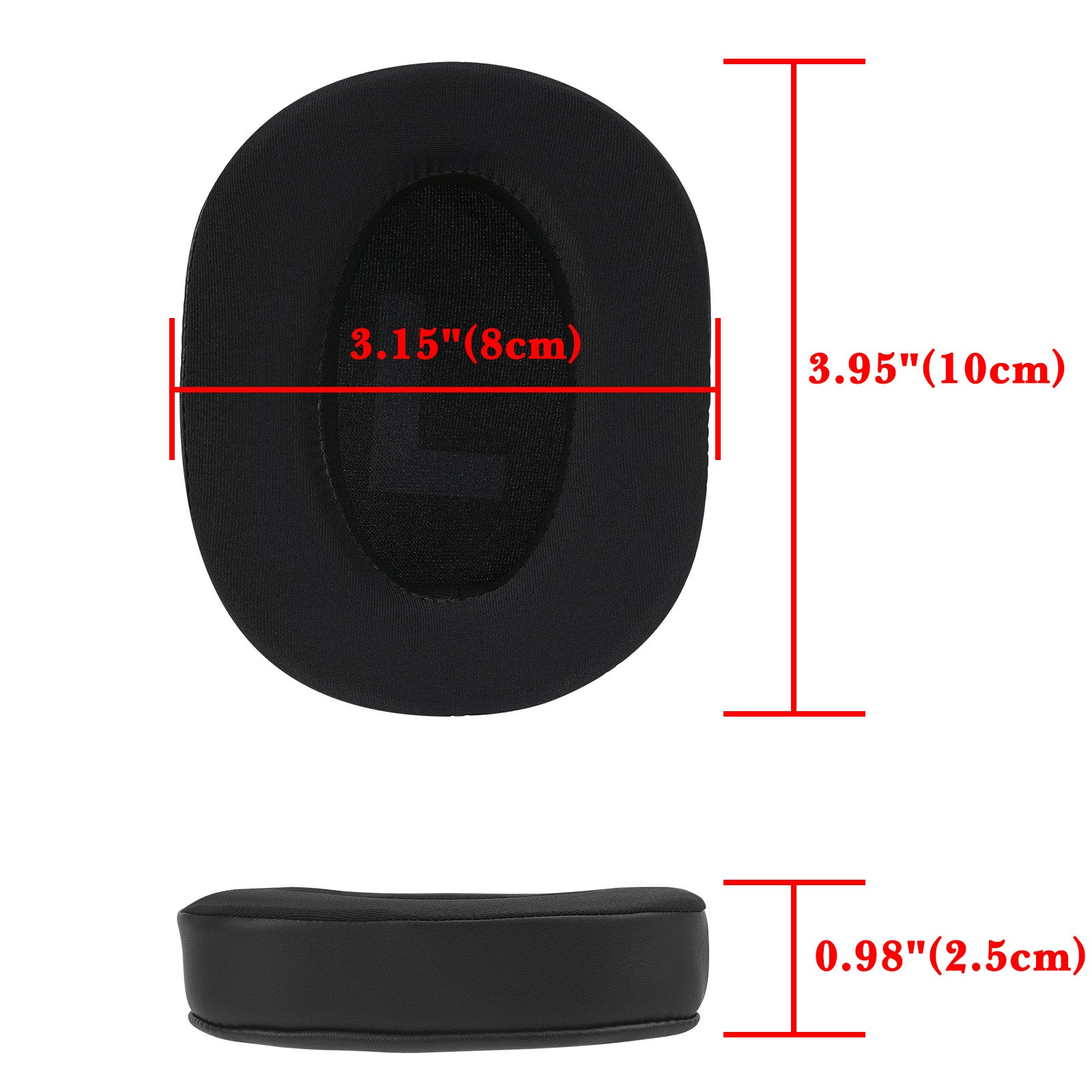 Linkidea Replacement Ear Pads for Logitech G Pro, G Pro X, G433, G233 Headphones Ear Cushions, Ear Covers (Cooling-Gel / Black)