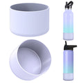 Linkidea 2 Pack Water Bottle Boot Compatible with IRON °FLASK Wide/Narrow Mouth 12oz/14oz/16oz/18oz/20oz/22oz/24oz, Silicone Bottle Bottom Sleeve Cover Bumper Protector (Fog)
