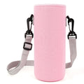 Linkidea Water Bottle Carrier with Strap Compatible with Simple Modern Summit Collection 40oz, Hydro Flask Wide Mouth, Waterbottle Sling Bag Holder with Shoulder Strap (Pink)