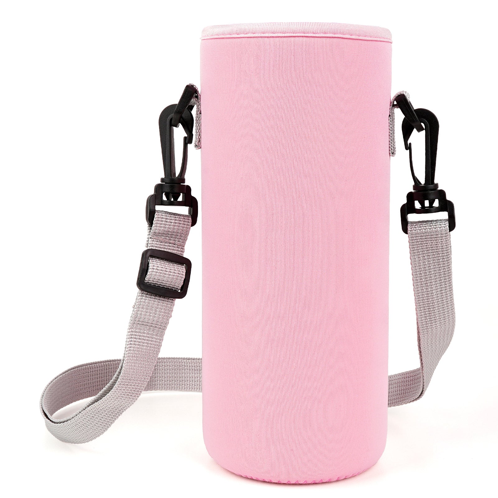 Linkidea Water Bottle Carrier with Strap Compatible with Simple Modern Summit Collection 40oz, Hydro Flask Wide Mouth, Waterbottle Sling Bag Holder with Shoulder Strap (Pink)