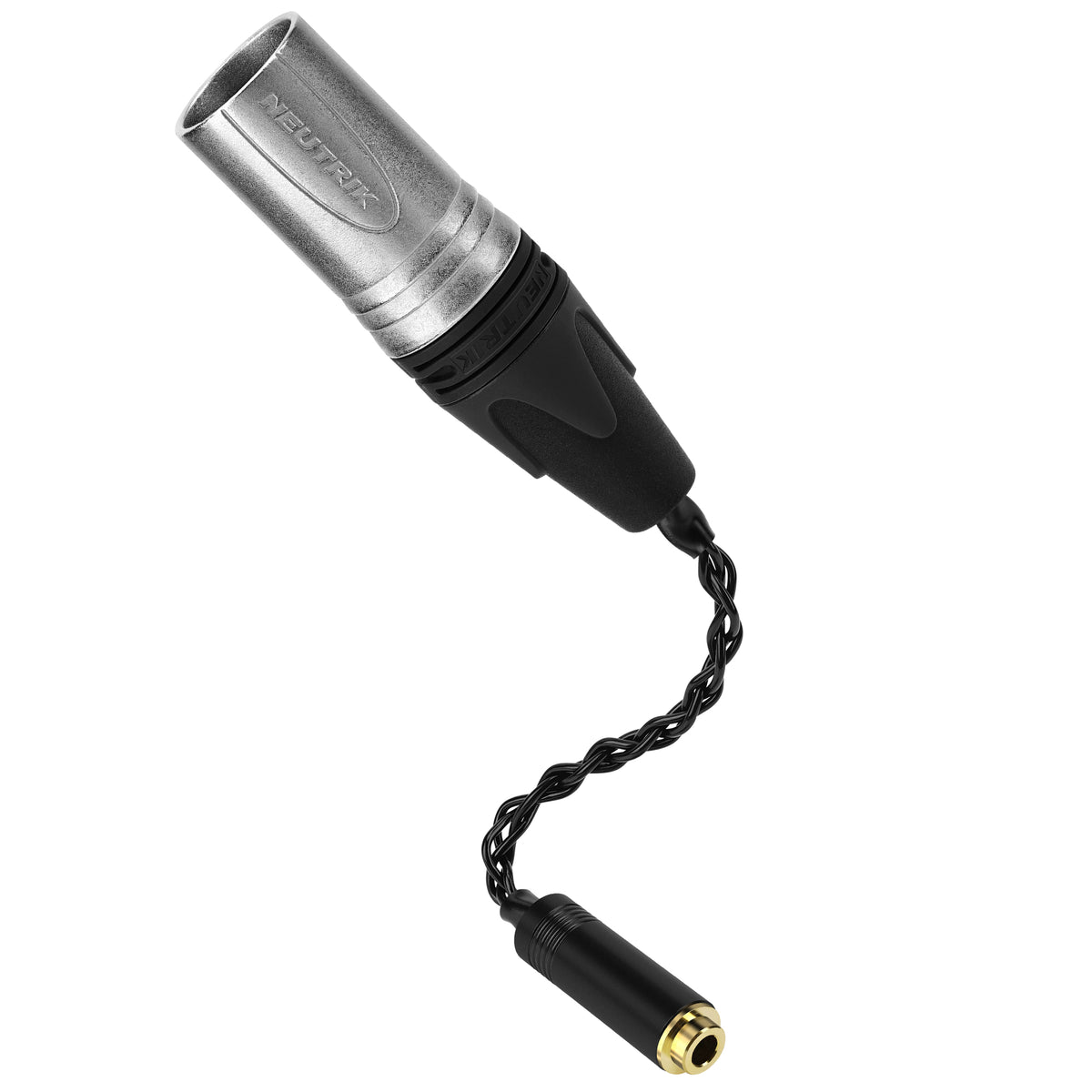 Linkidea 4-Pin XLR Male to 4.4mm Female Balanced Headphone Adapter Cable, OCC Silver-Plated Copper Audio Converter for Headphone Amplifiers, DAC Amps, Balanced Headphone Cables, 8 in