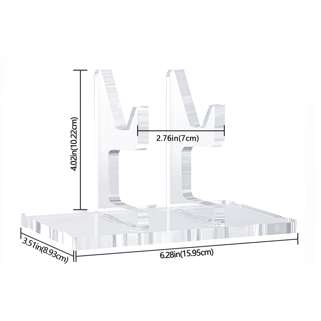 Linkidea Acrylic Assembly Stand, Compatible with Xbox , PlayStation, Steam, Switch, PC Controller, Gaming Table Storage & Decoration Rack (Clear)
