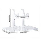 Linkidea Acrylic Assembly Stand, Compatible with Xbox , PlayStation, Steam, Switch, PC Controller, Gaming Table Storage & Decoration Rack (Clear)