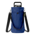 Linkidea Water Bottle Carrier Compatible with YETI Rambler Bottle 18oz/26oz, Owala FreeSip 24oz, Waterbottle Sling Bag Holder with Shoulder Strap, Navy Blue