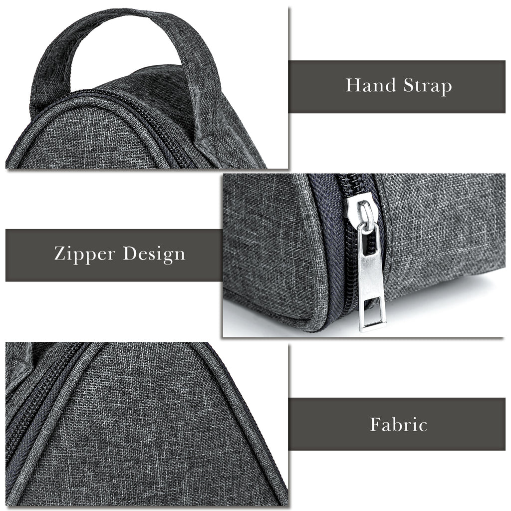 Linkidea Large Capacity Snack Bags, Thermal Insulated Cooler Bag for Fruit, Leak-proof Travel Food Carrier Fits Picnic, Camping (Grey)