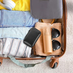 Linkidea Travel Shaver Case, Protective Mini Electric Razor Storage Bag, Compatible with Braun M60, M90, Portable Shaver Holder (Black)