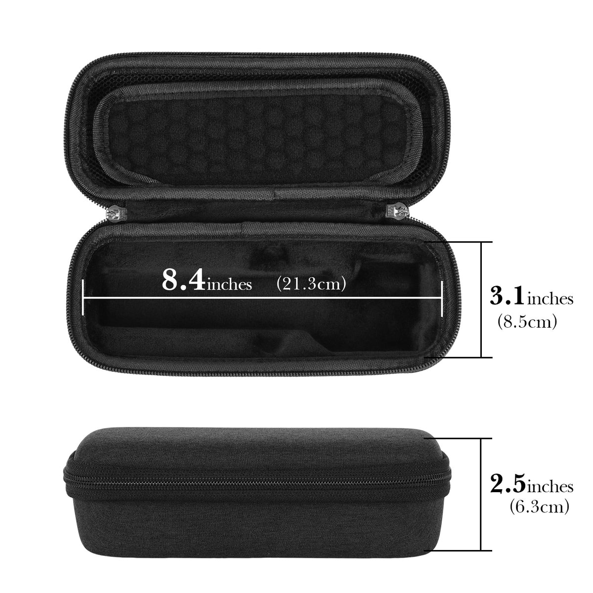 Linkidea Travel Organizer Compatible with DJI Osmo Pocket 4, Portable Waterproof Hard Case for Camera, Charger, Cable, Filters and SD Card, Compact Storage Bag for Accessories