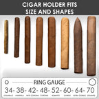 Linkidea Magnetic Cigar Holder Golf Cart Accessories, Cigar Gifts for Men, Cigar Holder Fits Golf Carts, Beach Chairs, Fishing Rods (Grey)