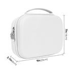 Linkidea Laser Hair Removal Device Storage Case, Women's Travel Shaving Kit Organizer Compatible with Air 3 IPL & 10 IPL, Portable Hair Removal Bag (White)