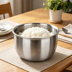 Linkidea Rice Cooker Stainless Steel Inner Pot Compatible with Zojirushi NP-NVC10, NP-KAC10, NW-QAC10 5.5-Cup, Dishwasher Safe, No Coating Replacement Bowl