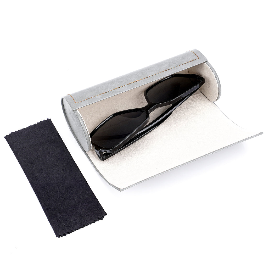 Extra Large Hard Shell Sunglasses Case, Oversized Sun Glasses Storage Organizer Compatible with RayBan RB8097 RB8089 RB4098 Persol PO3352S PO3328S PO3311S (XL / Grey)