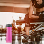 Linkidea 2 Pack Water Bottle Boot Compatible with Contigo Jackson Chill 2.0 20oz/24oz, Ashland Chill 20oz/24oz, Silicone Anti-Slip Bottle Bottom Bumper Protector (Pink)