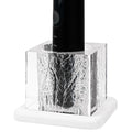 Linkidea Electric Toothbrush Holder with Diatomite Tray, Acrylic Countertop Electronic Brush Organizer Compatible with Oral-B iO, Philips Sonicare ProtectiveClean (White)