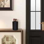 Sunglasses Desk Holder Stand Compatible with Extra Large Glasses, Black Silicone Eyewear Display Storage Organizer with Plush Lined