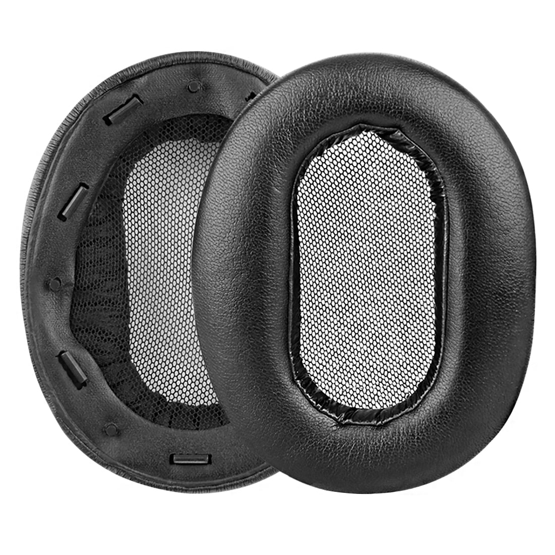 Replacement Ear Pads for SONY MDR-1AM2, MDR-1AM2/B Headphones Ear Cushions, Headset Earpads (Protein Leather / Black)