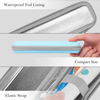 Linkidea Kids Electric Toothbrush Travel Case with Waterproof Lining, Portable Hard Shell Carrying Bag, Protective Storage Box Compatible with Philips Sonicare HX3601, Oral-B Battery (Blue)