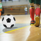 Size 4 Training Futsal Ball, Low Bounce Indoor Soccer Ball (Classic)
