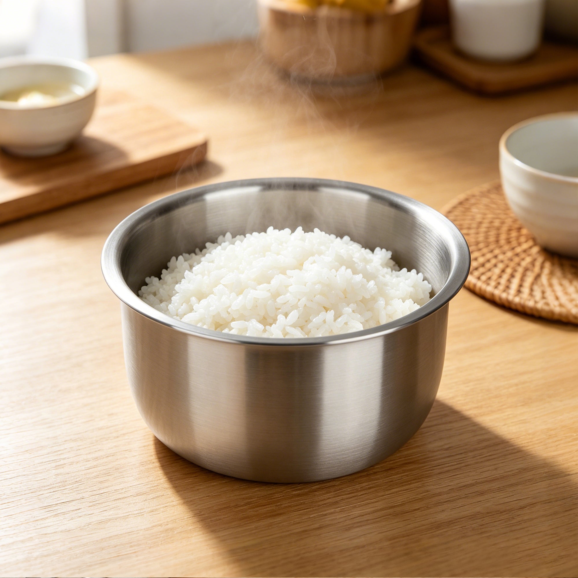 Linkidea Rice Cooker Stainless Steel Inner Pot Compatible with Zojirushi NL-AAC10,NS-TSC10, NS-WPC-10,NS-WAC10, NS-WAH10C, NS-TPC10XT, Dishwasher Safe, No Coating Replacement Bowl