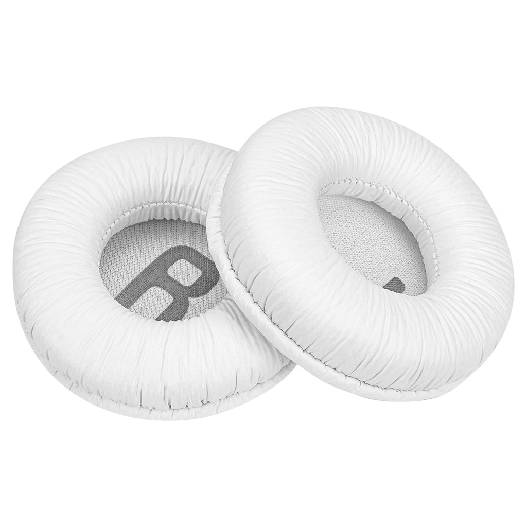 Linkidea Replacement Ear Pads for JBL JR300/ 300BT, T 450BT/ 500BT, Tune 500, Tune 500BT, Tune 510BT, Tune 520BT Headphones Ear Cushions, Headset Earpads (Leatherette / White)