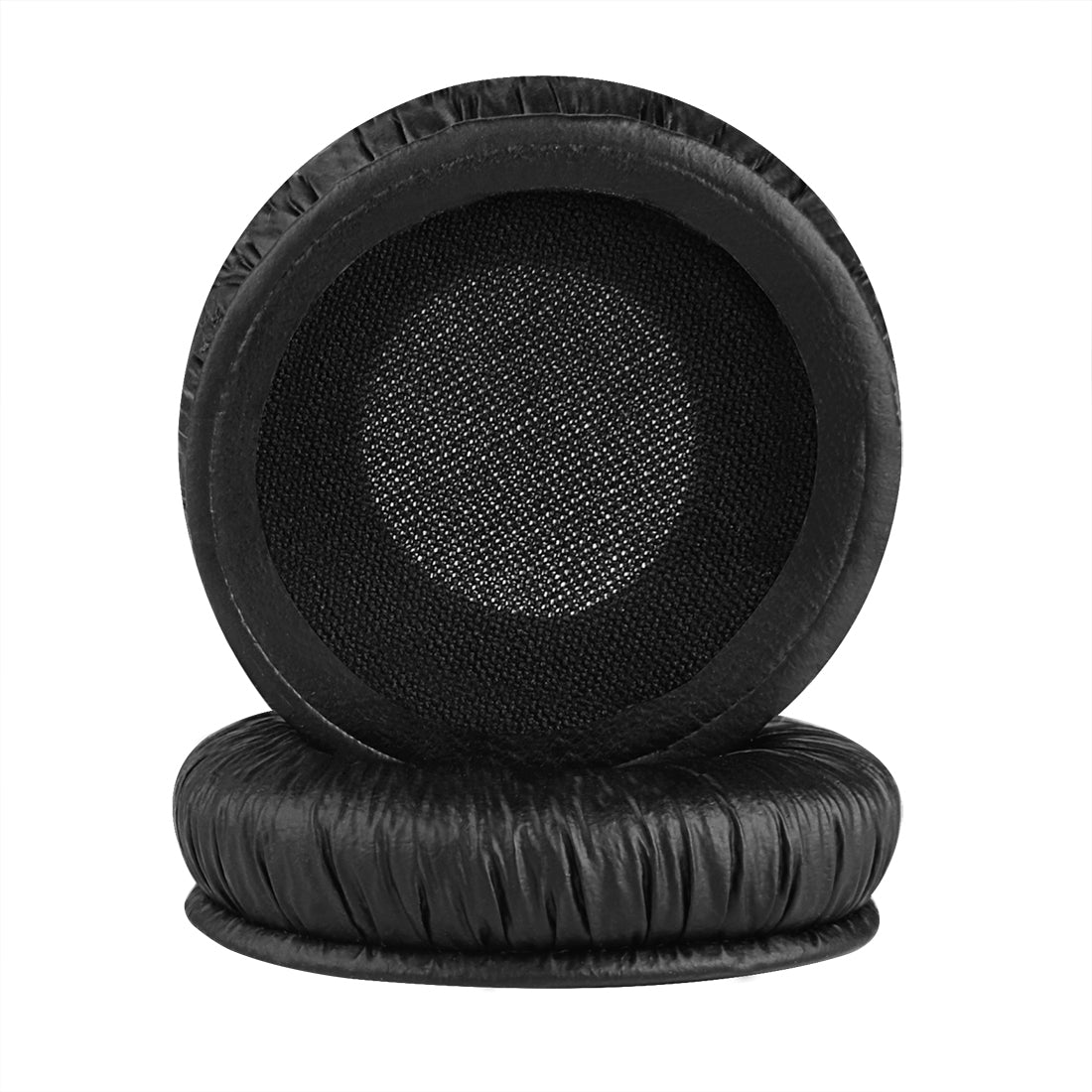 Linkidea 2 Pair Replacement Ear Pads for Plantronics Savi W720, Plantronics SupraPlus HW251, HW261 Headphones, Ear Cushions ( Leatherette / Black)