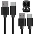 Linkidea Charging Cord Compatible with Samsung Galaxy A55/A54/A35/A25, Buds 3 Pro/3/FE/2 Pro/2/Live, USB to USB-C Replacement Power Charger Cable (4 ft/120 cm 2 Pack)