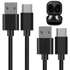 Linkidea Charging Cord Compatible with Samsung Galaxy A55/A54/A35/A25, Buds 3 Pro/3/FE/2 Pro/2/Live, USB to USB-C Replacement Power Charger Cable (4 ft/120 cm 2 Pack)