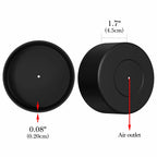 Linkidea 2 Pack Water Bottle Boot Compatible with Ello Cooper / Pop & Fill Bottle 22oz, Silicone Anti-Slip Bottle Bottom Sleeve Bumper Protector (Black)