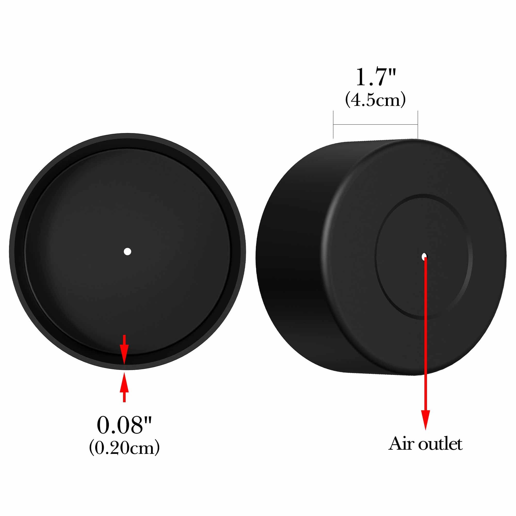 Linkidea 2 Pack Water Bottle Boot Compatible with Ello Cooper / Pop & Fill Bottle 22oz, Silicone Anti-Slip Bottle Bottom Sleeve Bumper Protector (Black)