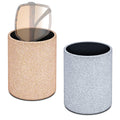 Extra Large Sunglasses Desk Holder Stand, 2 Pack Gold and Silver Vegan Leather Eyeglasses Storage with Flock Lining, Sunwear Display Organizer Compatible with Rayban RB4401D/RBS0101S/RB8097
