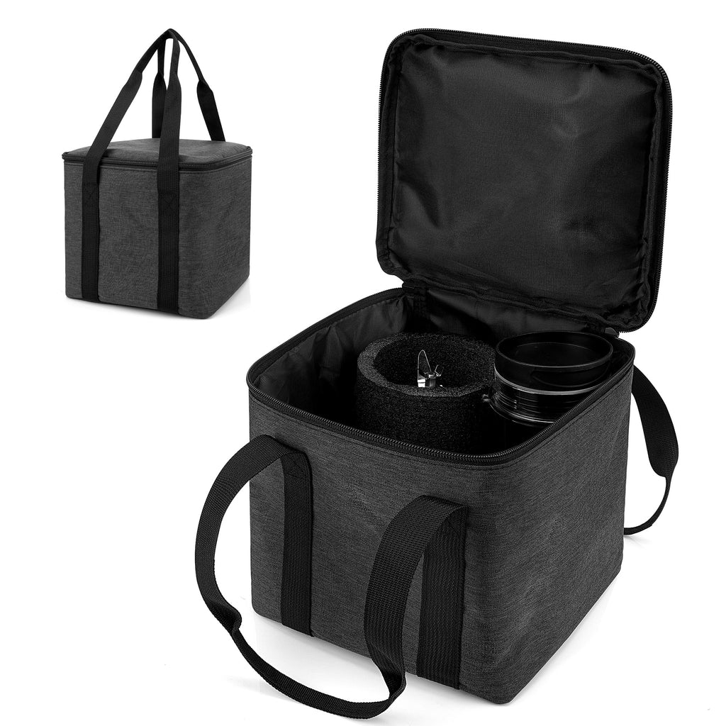 Linkidea Large Blender Storage Bag, Portable Carrying Bag with Hand Strap, Double Zipper Organizer Compatible with Ninja, Fits to Model QB3001SS (Grey)