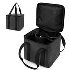 Linkidea Large Blender Storage Bag, Portable Carrying Bag with Hand Strap, Double Zipper Organizer Compatible with Ninja, Fits to Model QB3001SS (Grey)