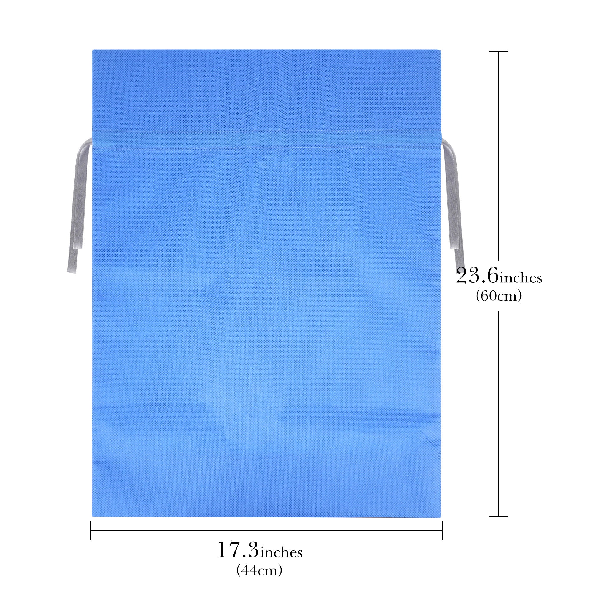 Linkidea 4 Pack Reusable Drawstring Gift Bags, Fabric Party Favor Bags for Birthday, Christmas & Holiday, Toy Storage Pouch for Building Blocks, Bricks & Goodie Bags (Blue)