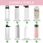 Linkidea Water Bottle Carrier with Strap Compatible with Simple Modern Summit Collection 32oz, Hydro Flask Wide Mouth, Waterbottle Sling Bag Holder with Shoulder Strap (Pink)
