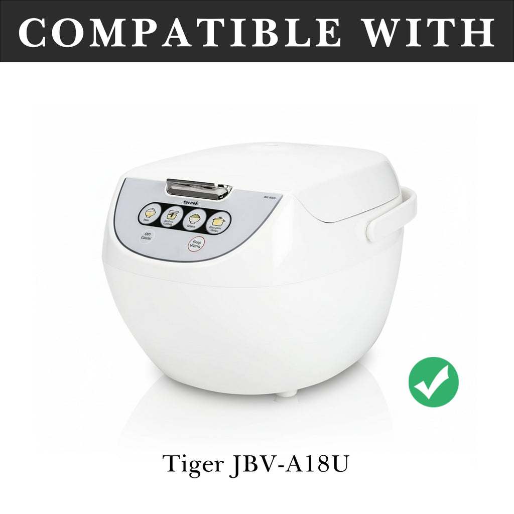 Linkidea Rice Cooker Stainless Steel Inner Pot Compatible with Tiger JBV-A18U, Dishwasher Safe, No Coating Replacement Bowl
