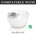Linkidea Rice Cooker Stainless Steel Inner Pot Compatible with Tiger JBV-A18U, Dishwasher Safe, No Coating Replacement Bowl