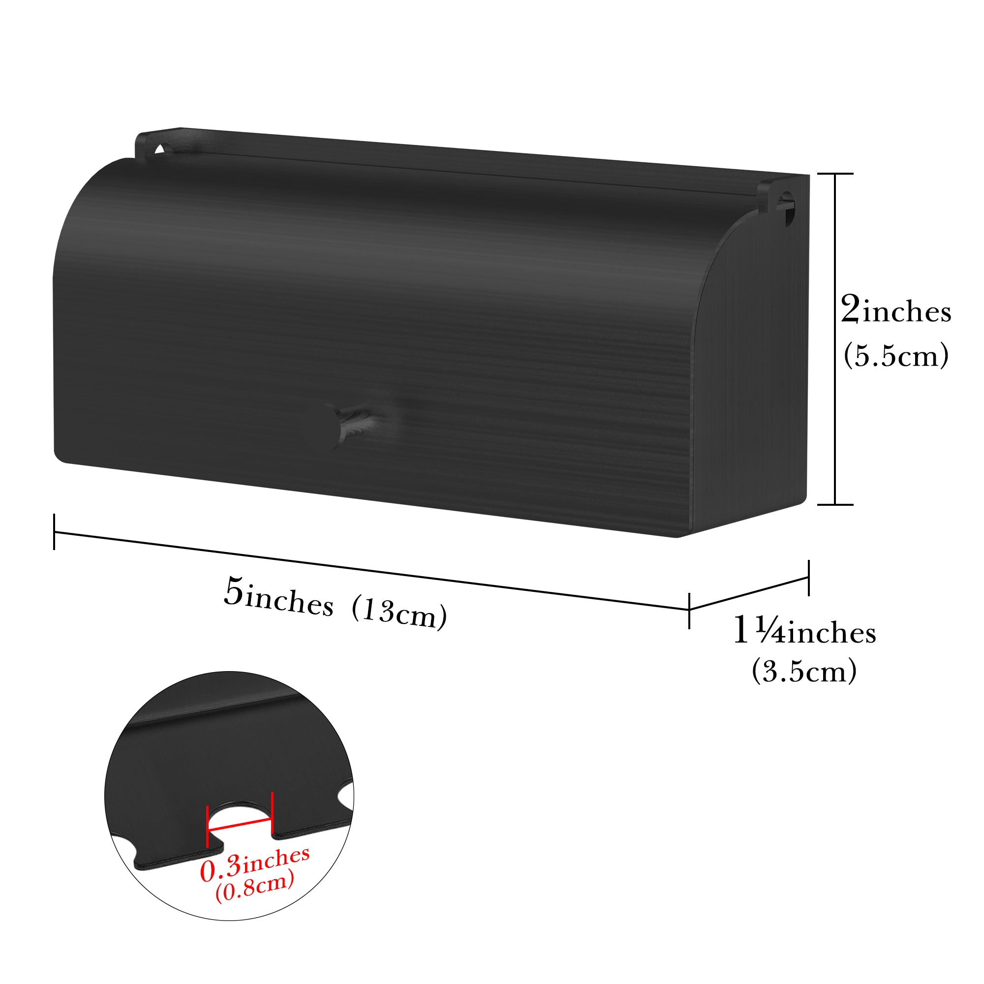 Linkidea Wall Mount Toothbrush Holder for Shower, Stainless Steel Adhesive Hanger, 6 Slots Organizer Compatible with Colgate Extra Clean, Oral-B CrossAction (Black)