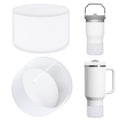 Linkidea 2 Pack Water Bottle Boot Compatible with Stanley Quencher H2.0 20oz/30oz/40oz, IceFlow Flip 20oz/30oz Tumbler, Silicone Bottle Bottom Sleeve Cover Bumper Protector (Clear)