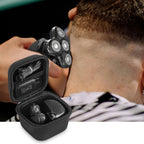 Linkidea Hard EVA Head Hair Shaver Case, Men's Balder Boss with Mesh Pocket for Travel, Travel Storage Bag Compaitble with RMton Balder Pro Head Shaver XR7120/XR7000 (Black)
