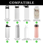 Linkidea Water Bottle Carrier with Strap Compatible with Simple Modern Summit Collection 32oz, Hydro Flask Wide Mouth, Waterbottle Sling Bag Holder with Shoulder Strap (Black)
