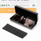 Extra Large Hard Shell Sunglasses Case, Oversized Sun Glasses Storage Organizer Compatible with TOM FORD FT0937 FT1044 Gucci GG0595S GG0875S GG0351S Rayban RB3717 (XXL / Black)