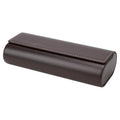 Linkidea Oversized Sunglasses Case, Large Frame Glasses Case for Sunglass, Eyeglasses Travel Bag Compatible with Rayban Double Bridge Round/Drifter Square/Aviator Titanium (Coffee)