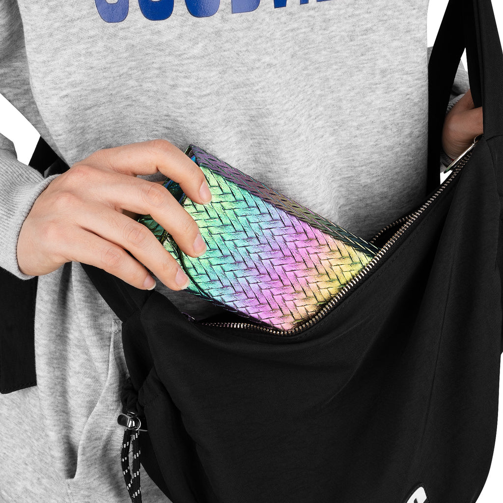 Extra Large Sunglasses Case, 2 Pack Oversized Eyewear Soft Bag Storage Organizer Compatible with DIOR Diorbay S1U Prada PR 59WS PR 63XS RB4401D RBS0101S RB8097 RB8089 RB4098 (XXL, Multi)