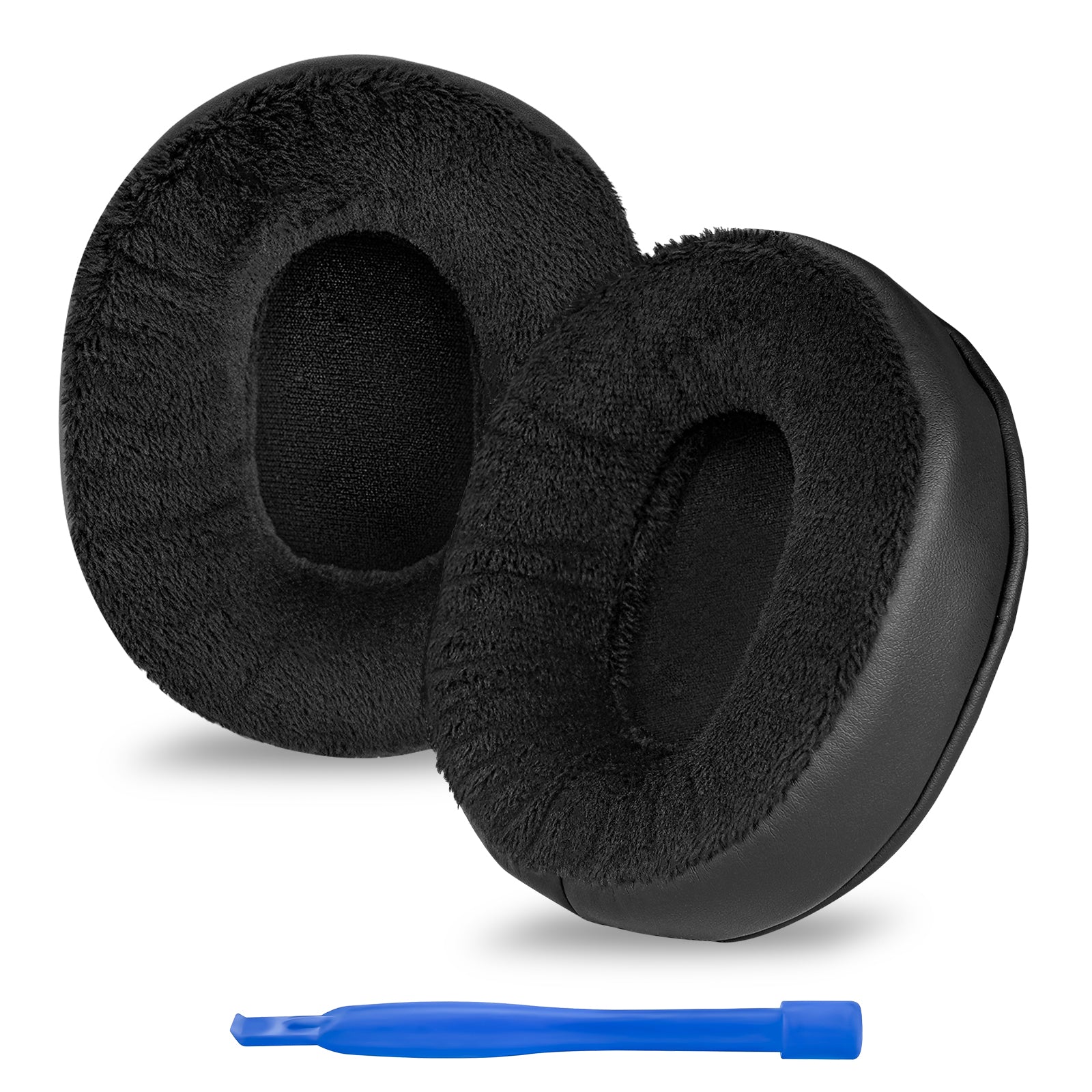 Linkidea Replacement Ear Pads for Audio-Technica M50X/ M50XBT2 /M40X/ M70X/ MSR7/ MSR7NC/ MSR7BK/ MSR7GM Ear Headphones, Headset Earpads ( Extra Thick / Black )