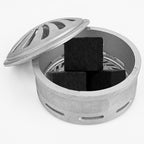 Linkidea Aluminum Alloy Hookah Coal Holder, Fireproof Charcoal Tray Compatible with Most Hookah Bowls, Rapid Heat Hookah Accessories for Home Reunion, and Outdoor Use