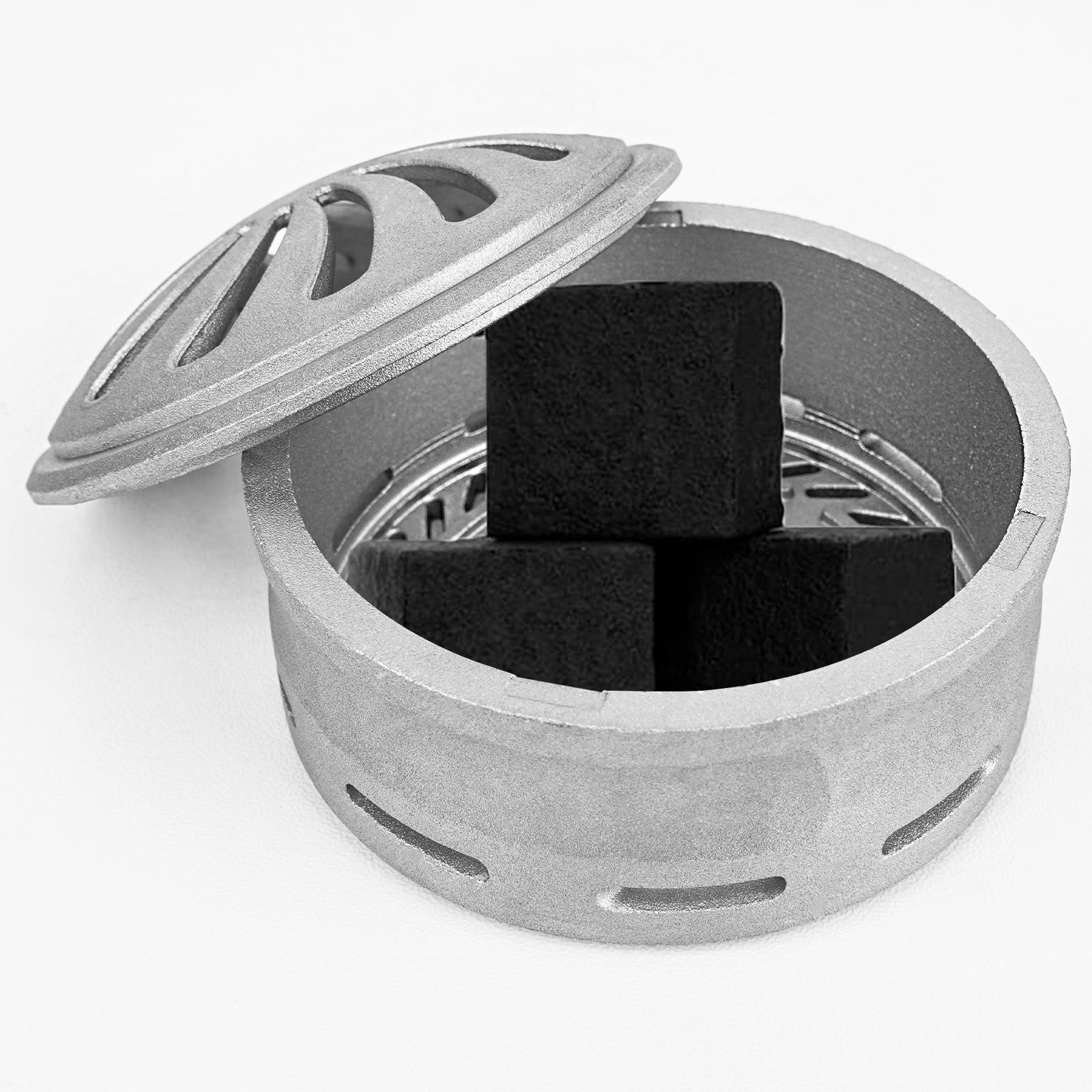 Linkidea Aluminum Alloy Hookah Coal Holder, Fireproof Charcoal Tray Compatible with Most Hookah Bowls, Rapid Heat Hookah Accessories for Home Reunion, and Outdoor Use