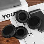 Linkidea 2 Pair Replacement Ear Pads for Plantronics Savi W720, Plantronics SupraPlus HW251, HW261 Headphones, Ear Cushions ( Leatherette / Black)