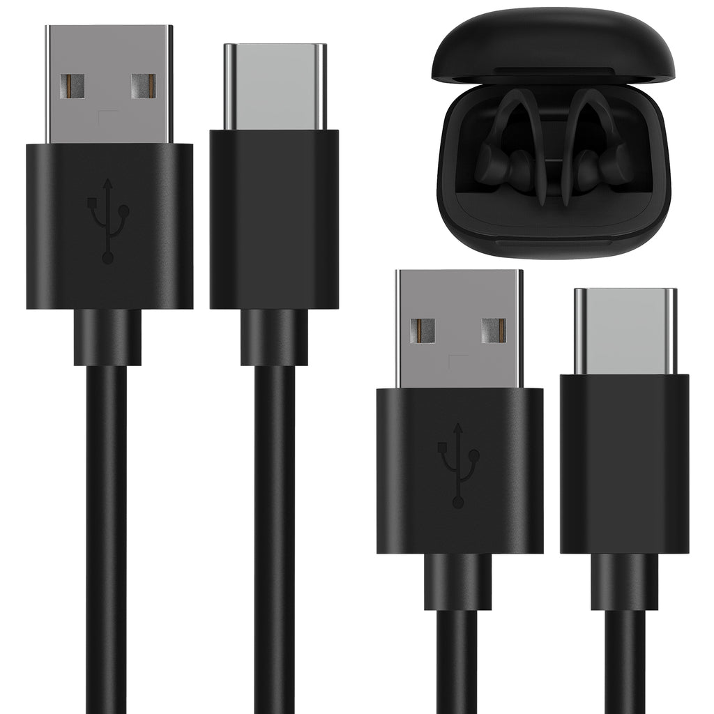 Linkidea USB-A to USB-C Charging Cord Compatible with Beats Studio Pro, Solo 4, Studio Buds+, Solo Buds, Replacement Power Charger Cable (4ft / 120cm 2Pack)