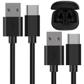 Linkidea USB-A to USB-C Charging Cord Compatible with Beats Studio Pro, Solo 4, Studio Buds+, Solo Buds, Replacement Power Charger Cable (4ft / 120cm 2Pack)