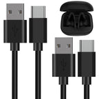 Linkidea USB-A to USB-C Charging Cord Compatible with Beats Studio Pro, Solo 4, Studio Buds+, Solo Buds, Replacement Power Charger Cable (4ft / 120cm 2Pack)
